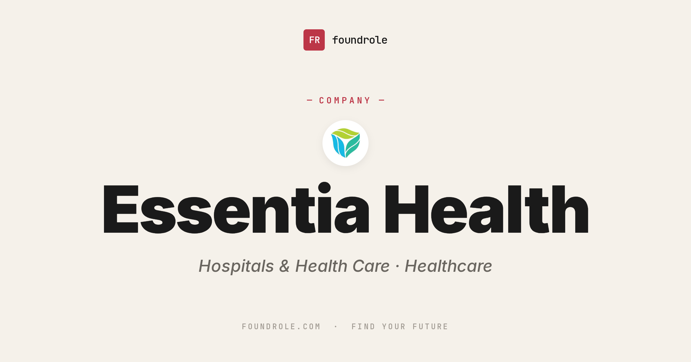 Essentia Health Jobs & Careers — Nonprofit Health System
