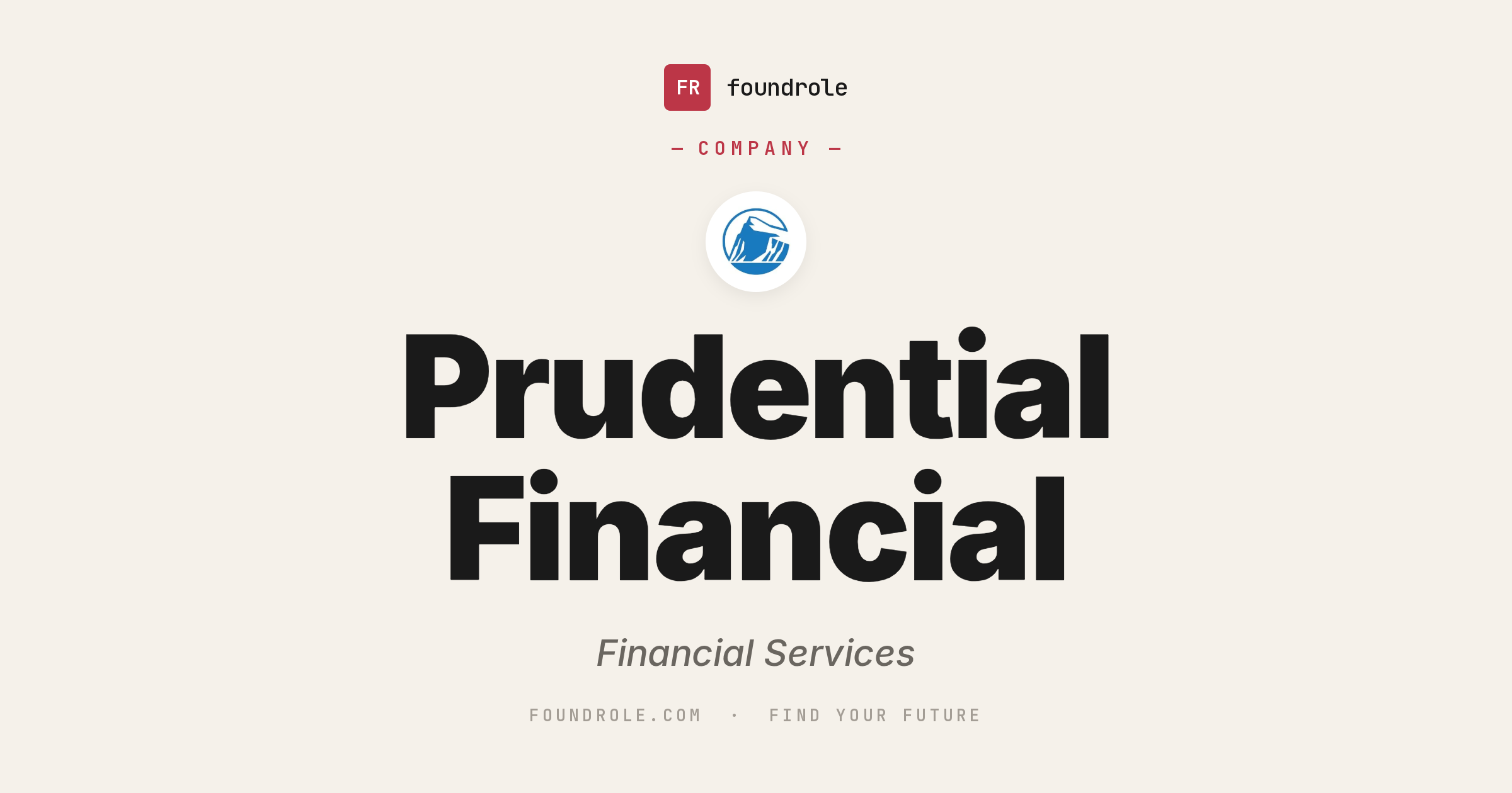 Prudential Financial Jobs & Careers — Insurance & Finance
