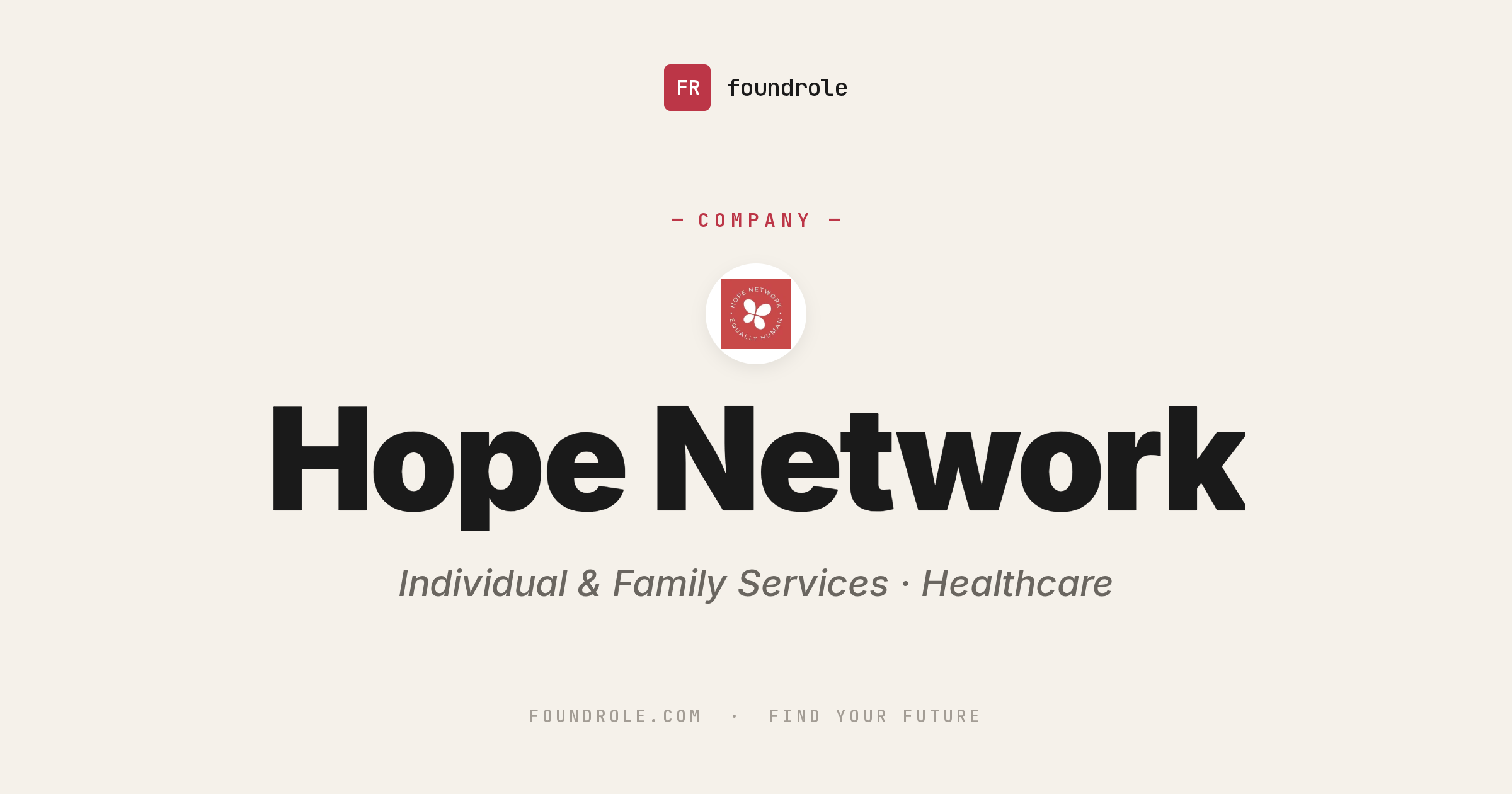Hope Job Hope Network Jobs & Careers — Nonprofit Human Services