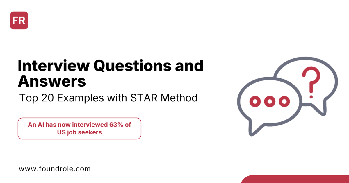 Interview Questions and Answers: Top 20 Examples (2026)