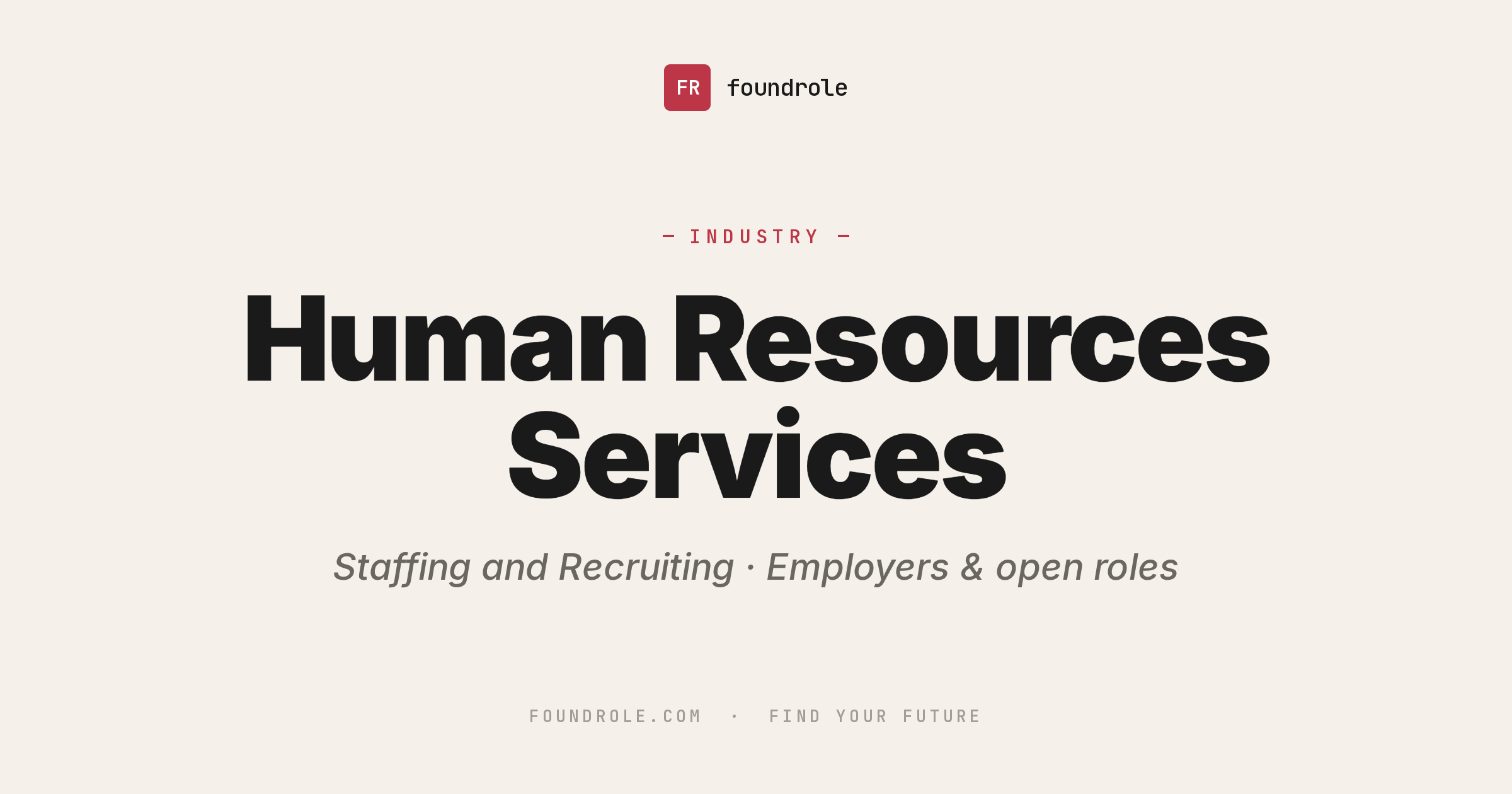 Human Resources Services Careers