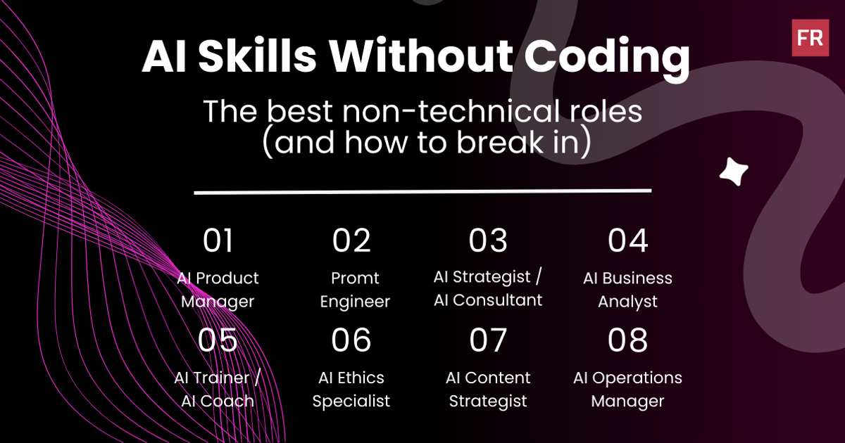 AI Skills Without Coding: Best Non-Technical Roles Guide