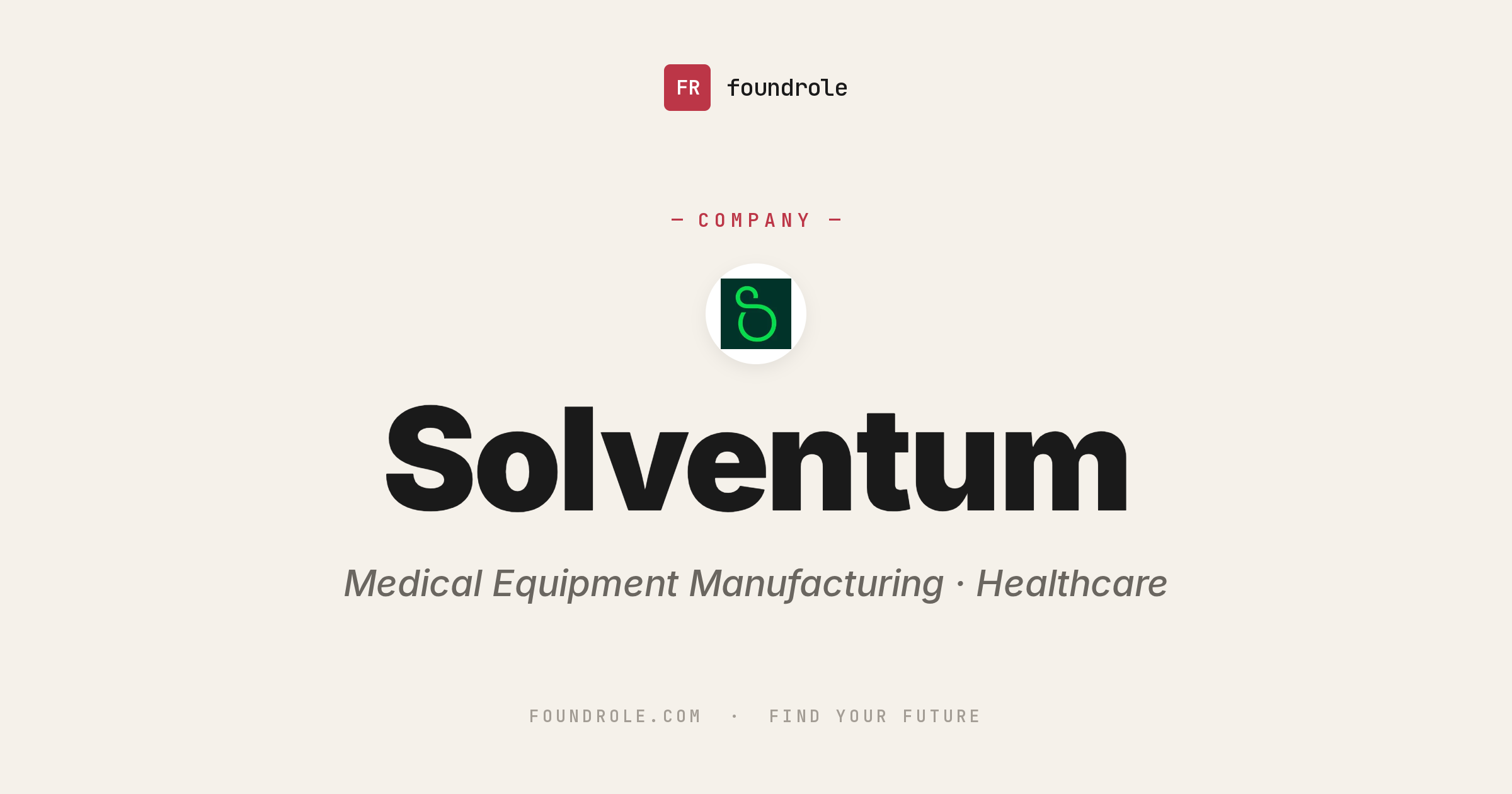 Solventum Jobs & Careers — Healthcare & MedTech