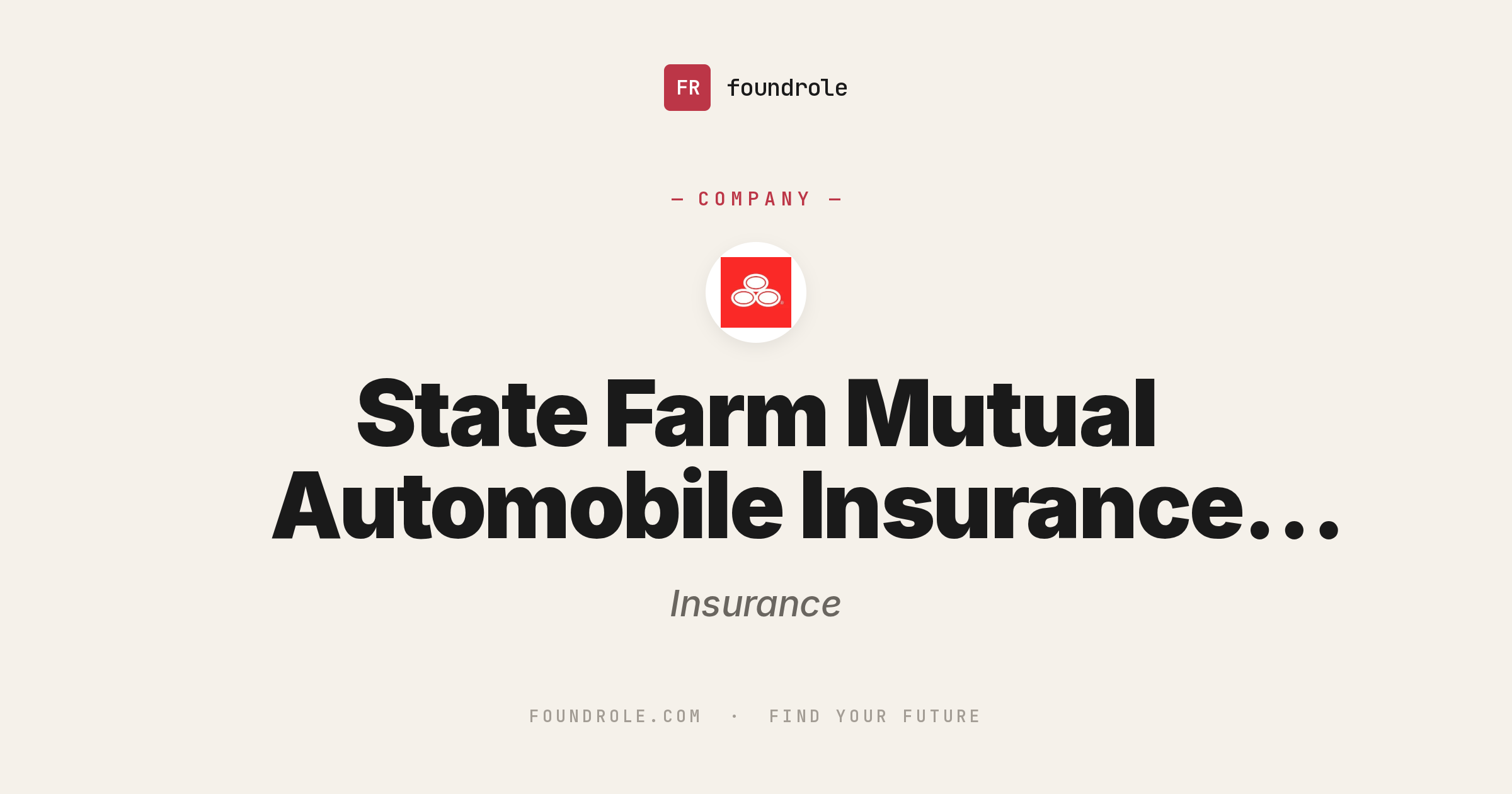 State Farm Jobs & Careers — Insurance & Financial