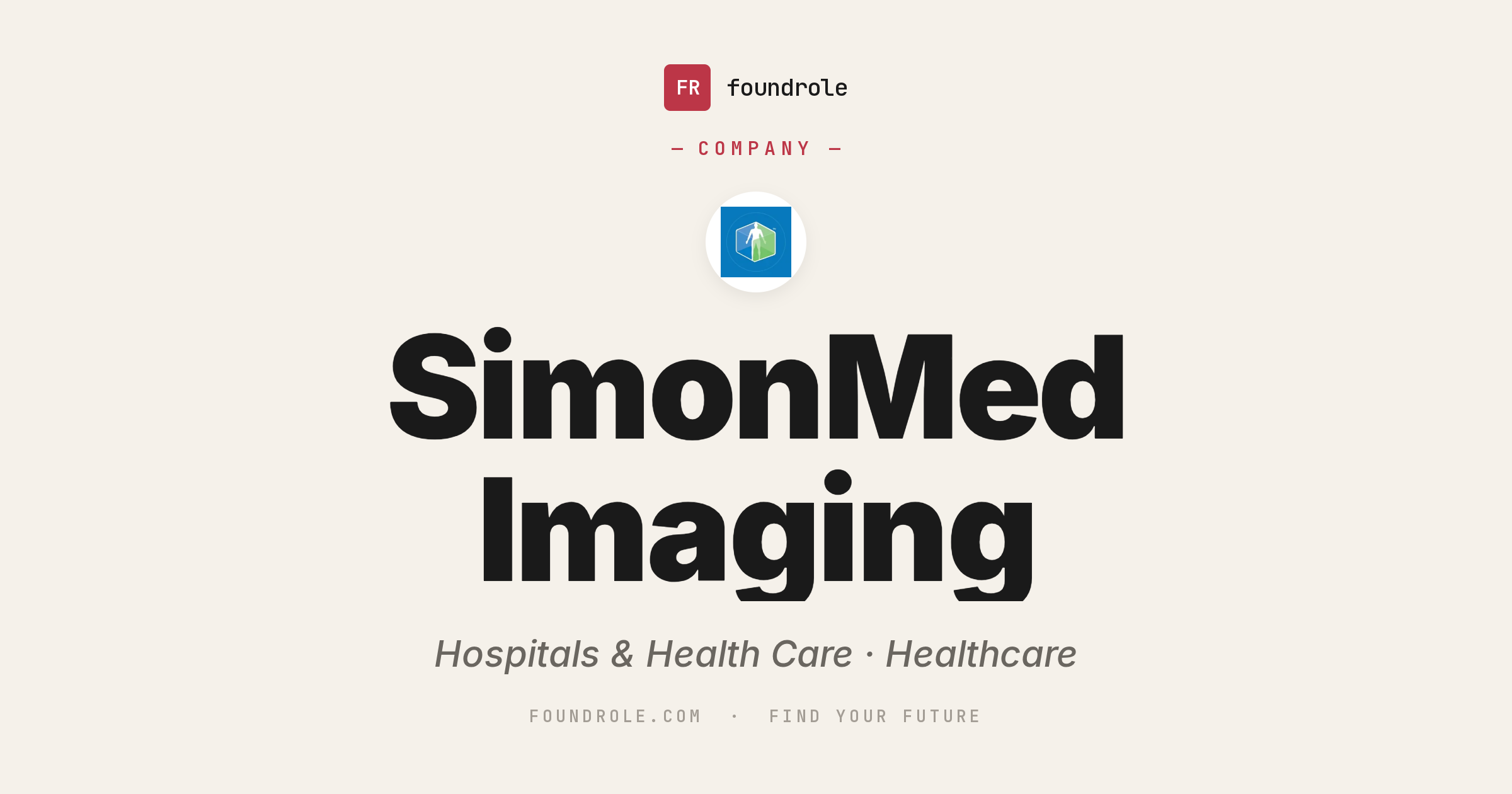 SimonMed Imaging Jobs & Careers — Outpatient Radiology