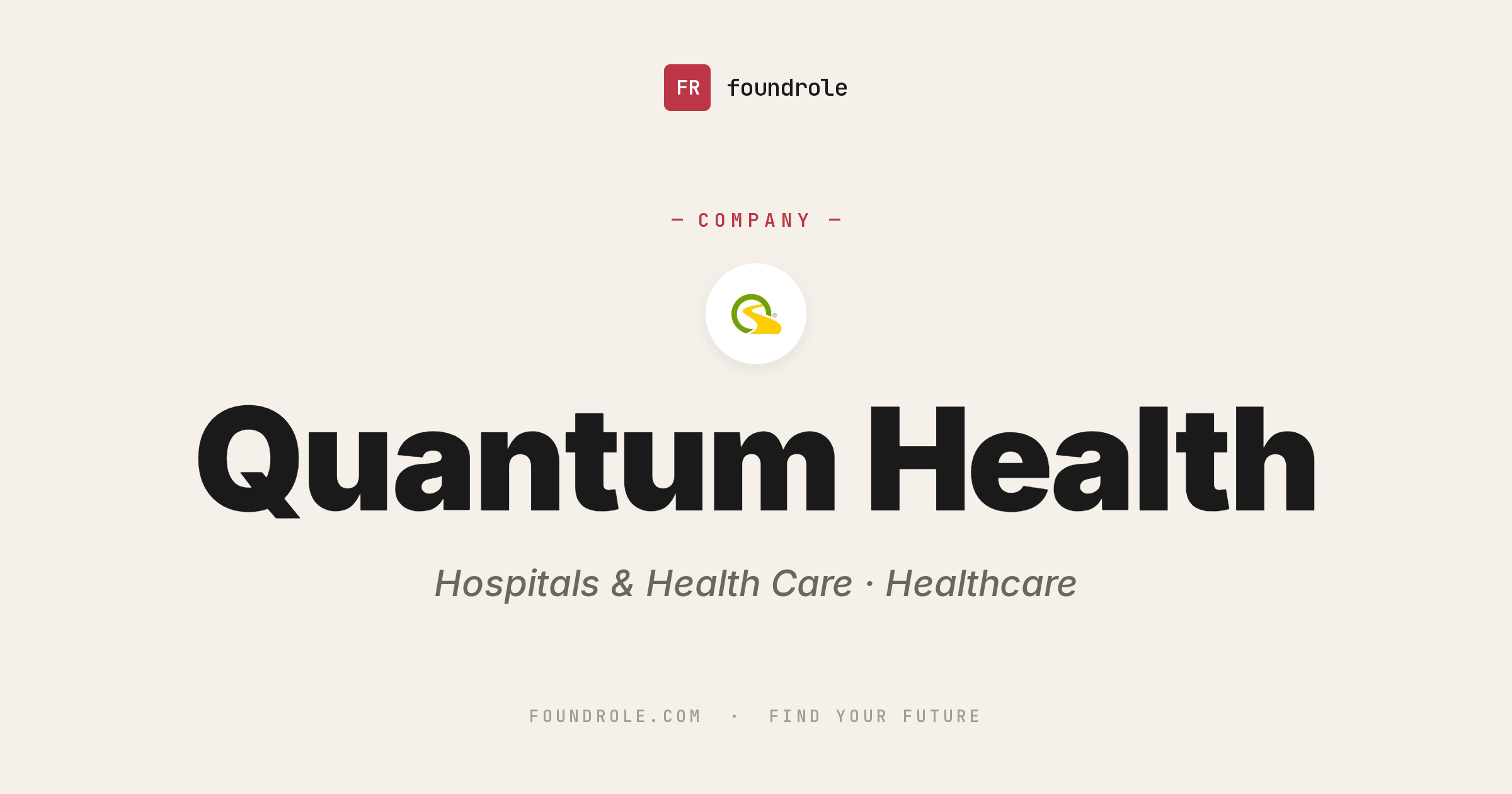 Quantum Health Jobs & Careers — Healthcare Navigation