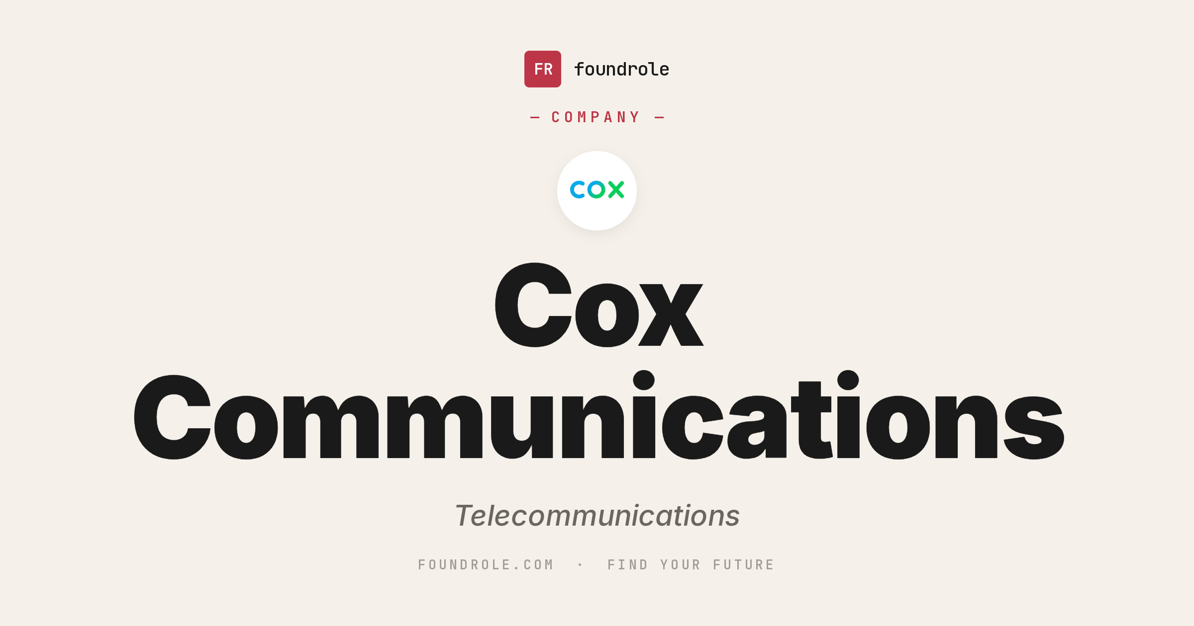 Cox Communications Jobs & Careers — Telecom