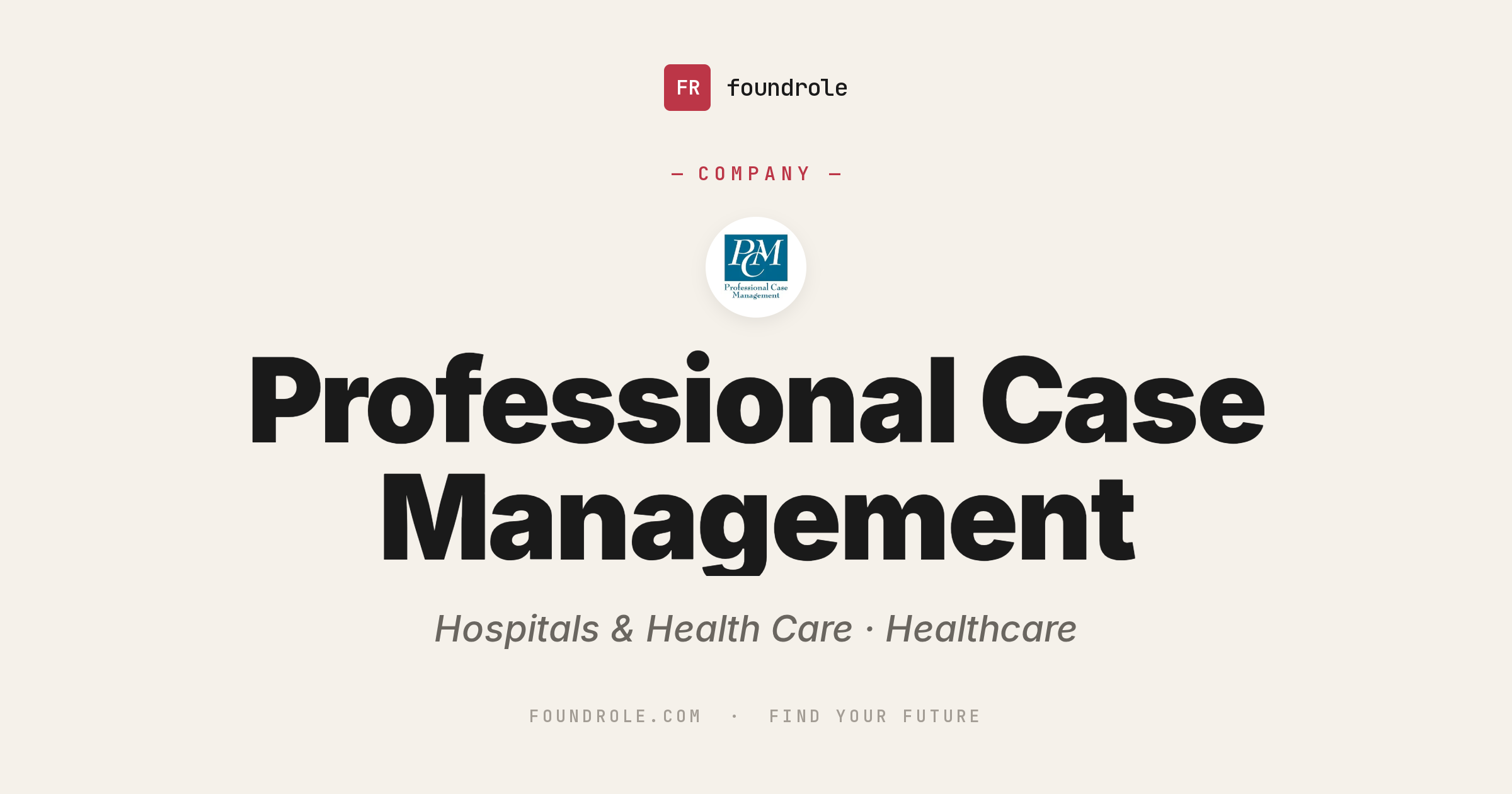 Professional Case Management Jobs & Careers — Home Health