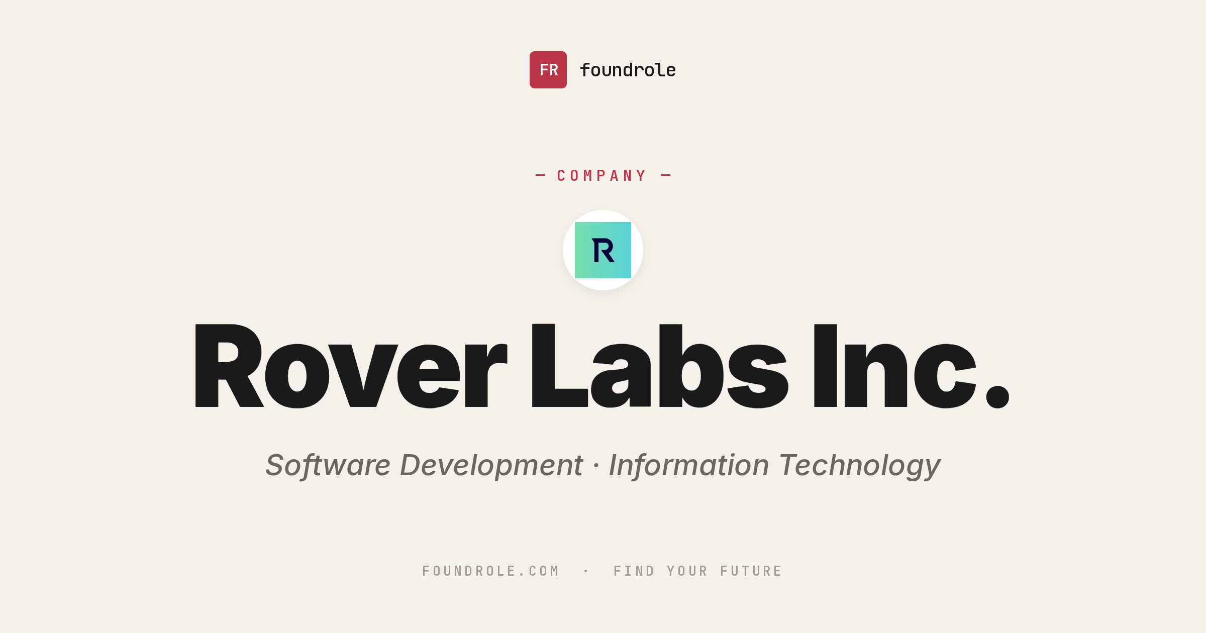 Rover Jobs & Careers — Sports Fan Engagement SaaS