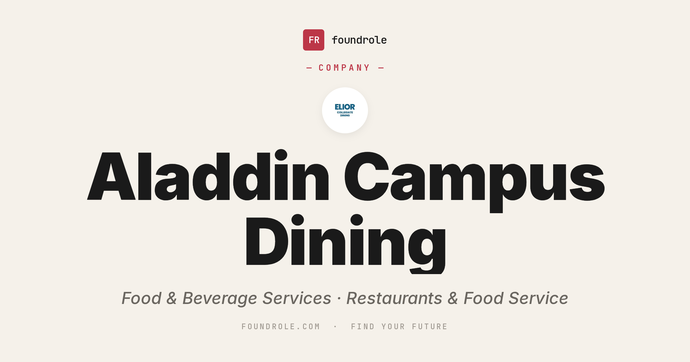 Aladdin Campus Dining Higher Education Food Service Aladdin Campus Dining Higher Education Food Service