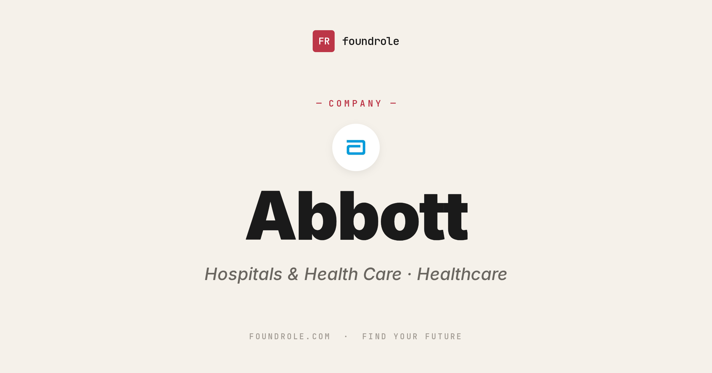 Abbott Jobs & Careers — Medical Devices & Health Care