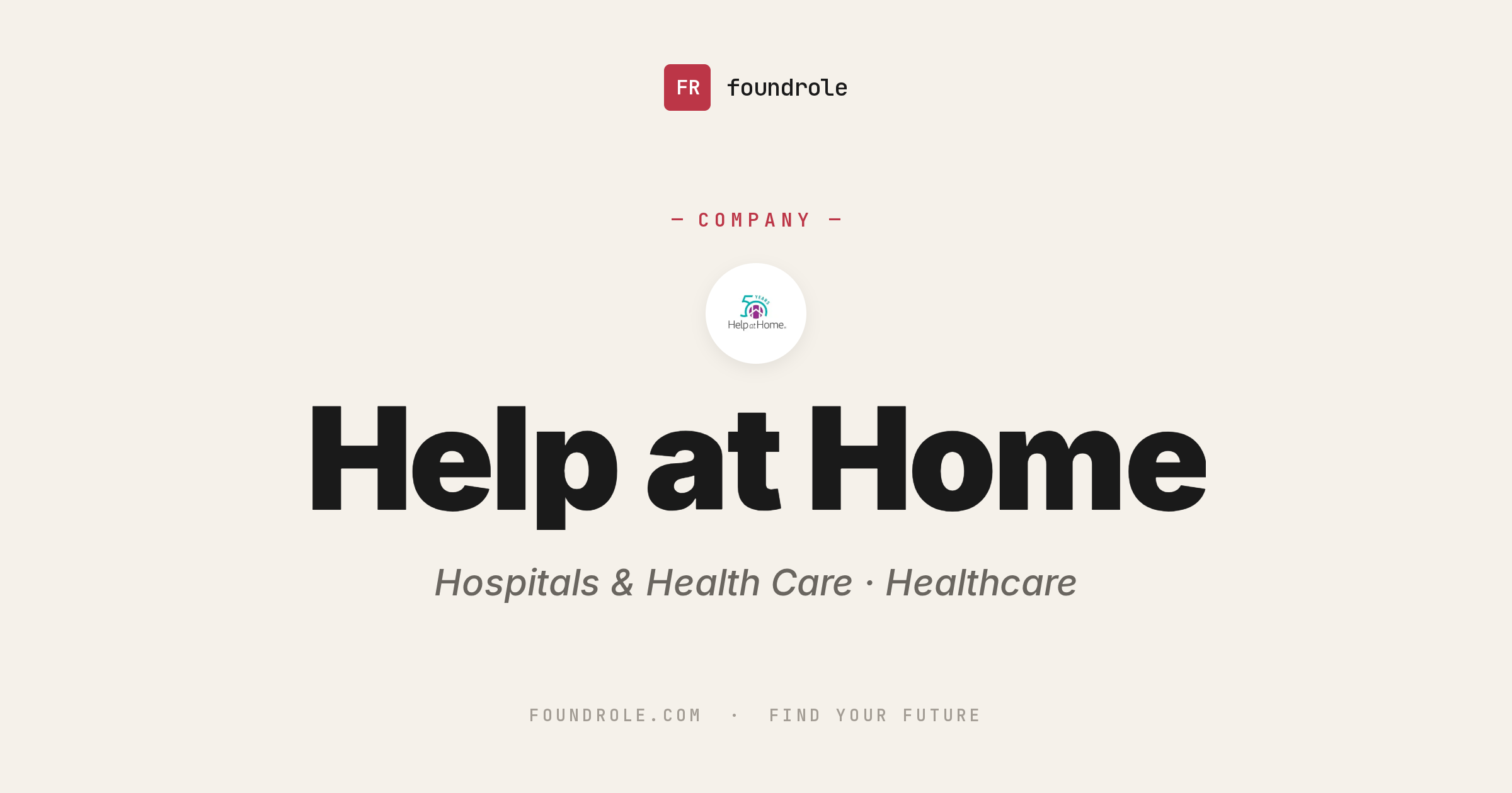 Help at Home Jobs & Careers — Home Care Services