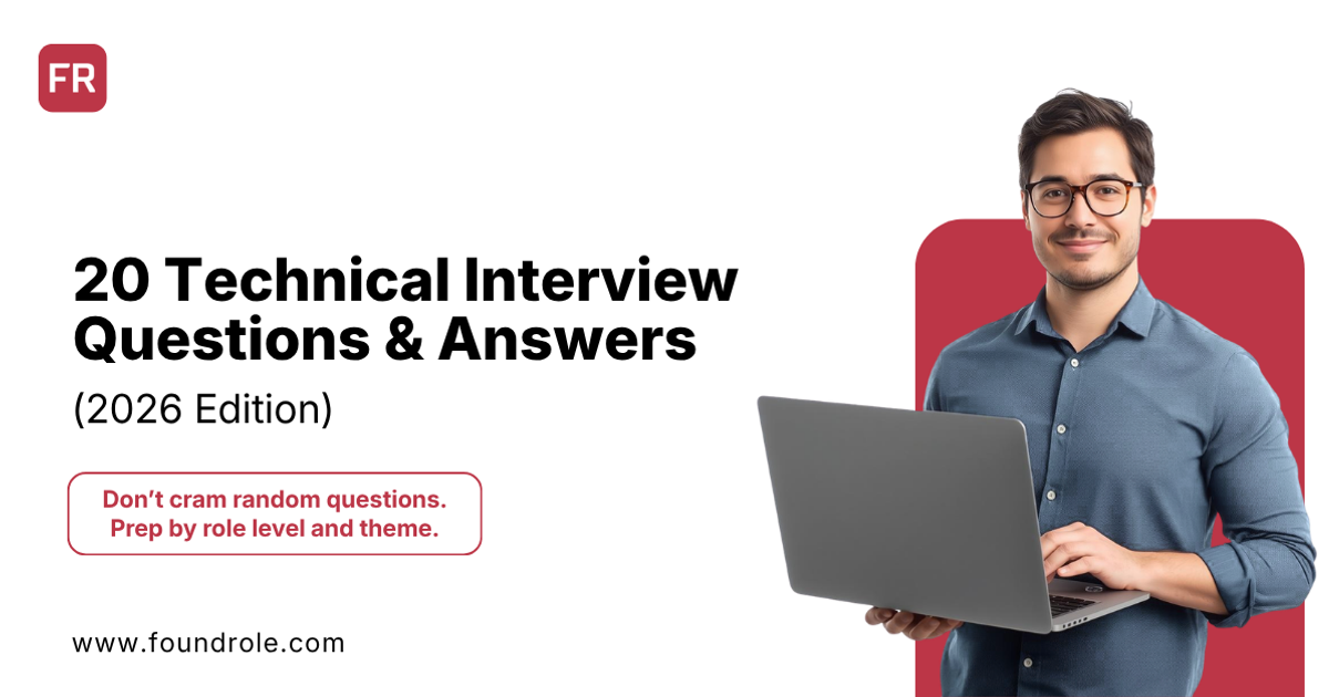 Technical Interview Questions and Answers: 20 for 2026