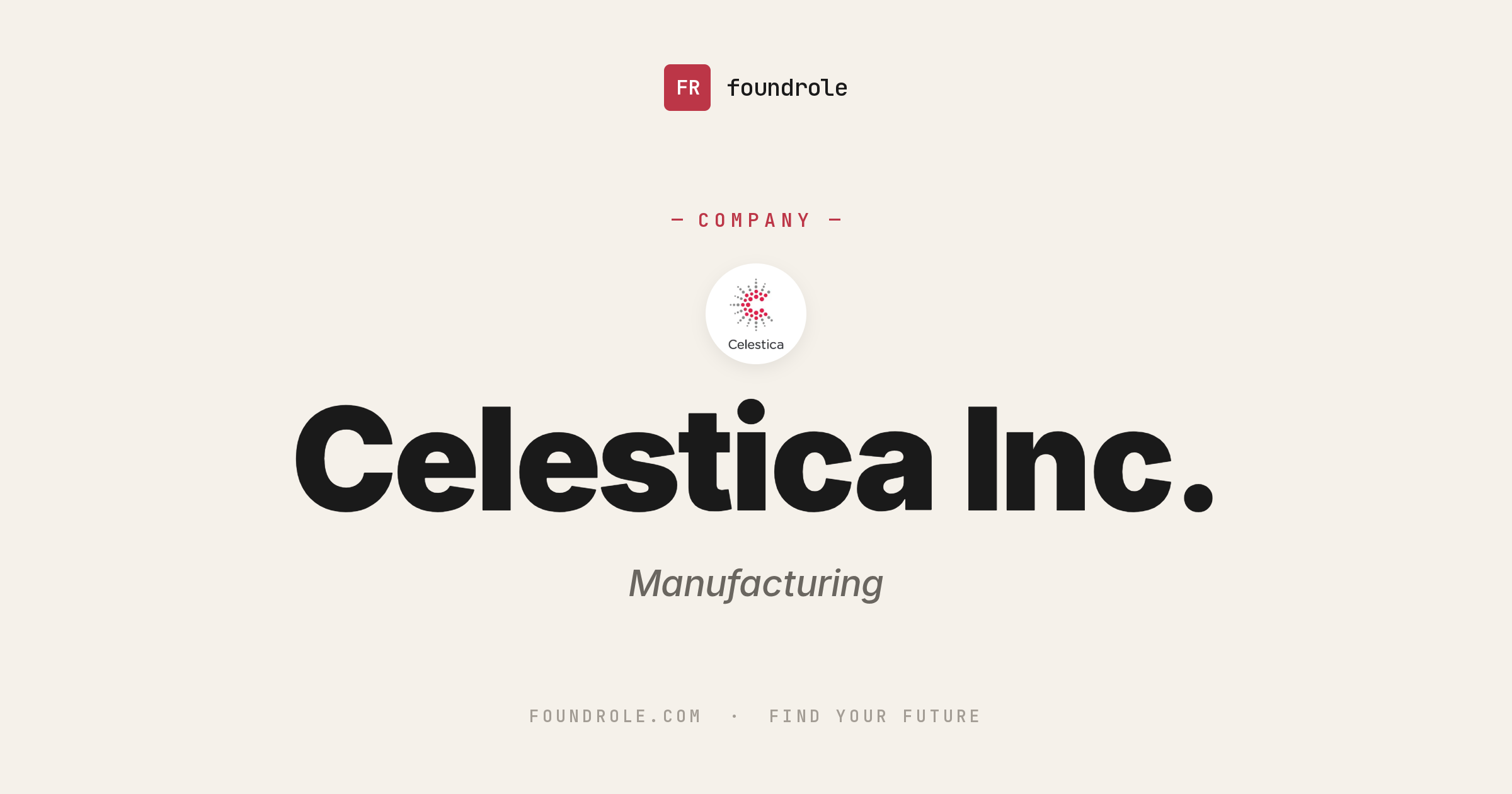 Celestica Jobs & Careers — Electronics Manufacturing