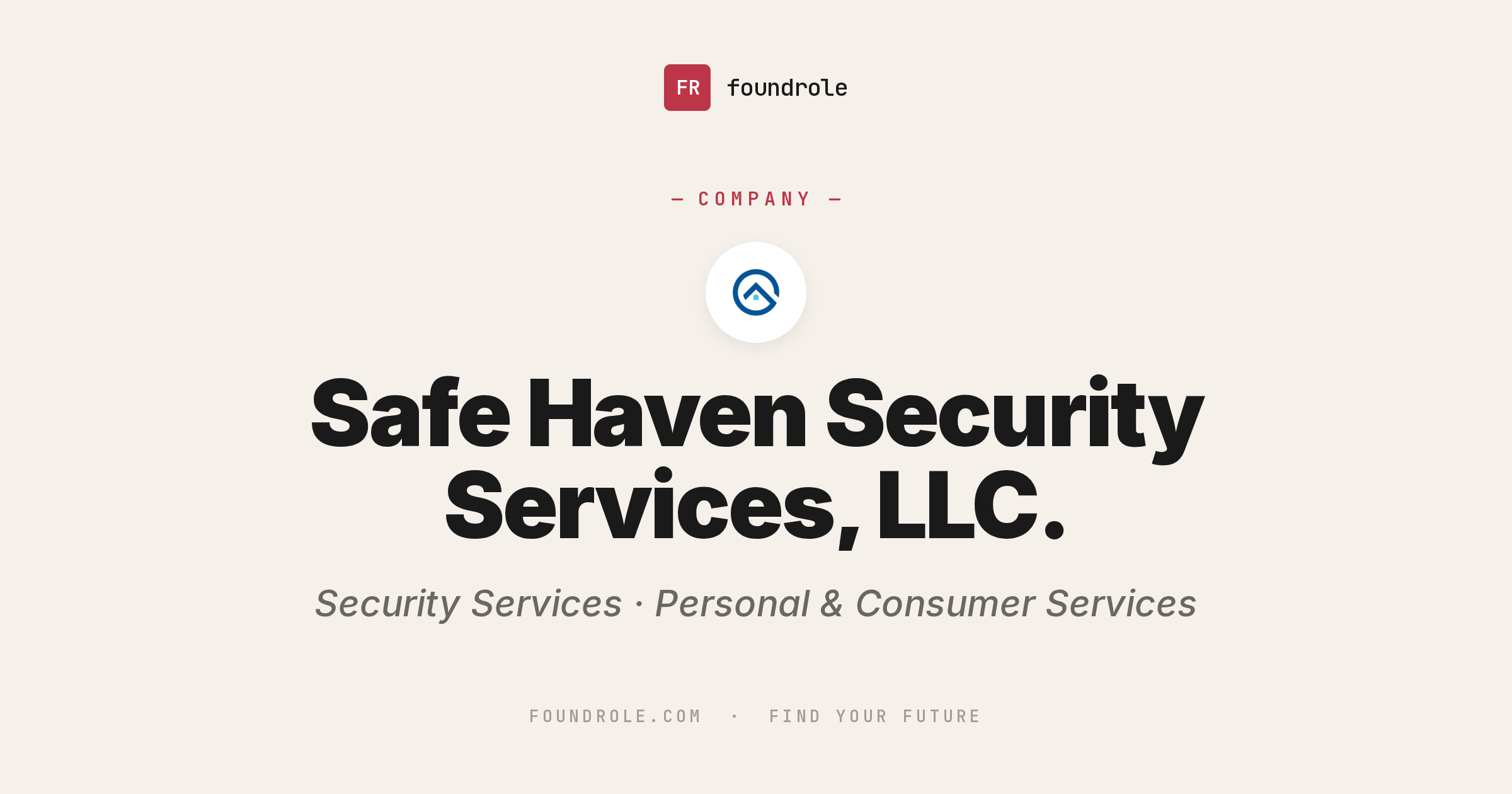 Safe Haven Rig Safe Haven Security Jobs & Careers — ADT Authorized Dealer