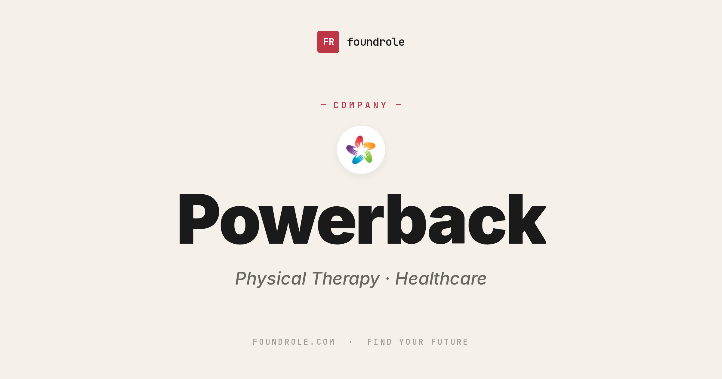 Powerback Rehabilitation Jobs & Careers — Therapy Services