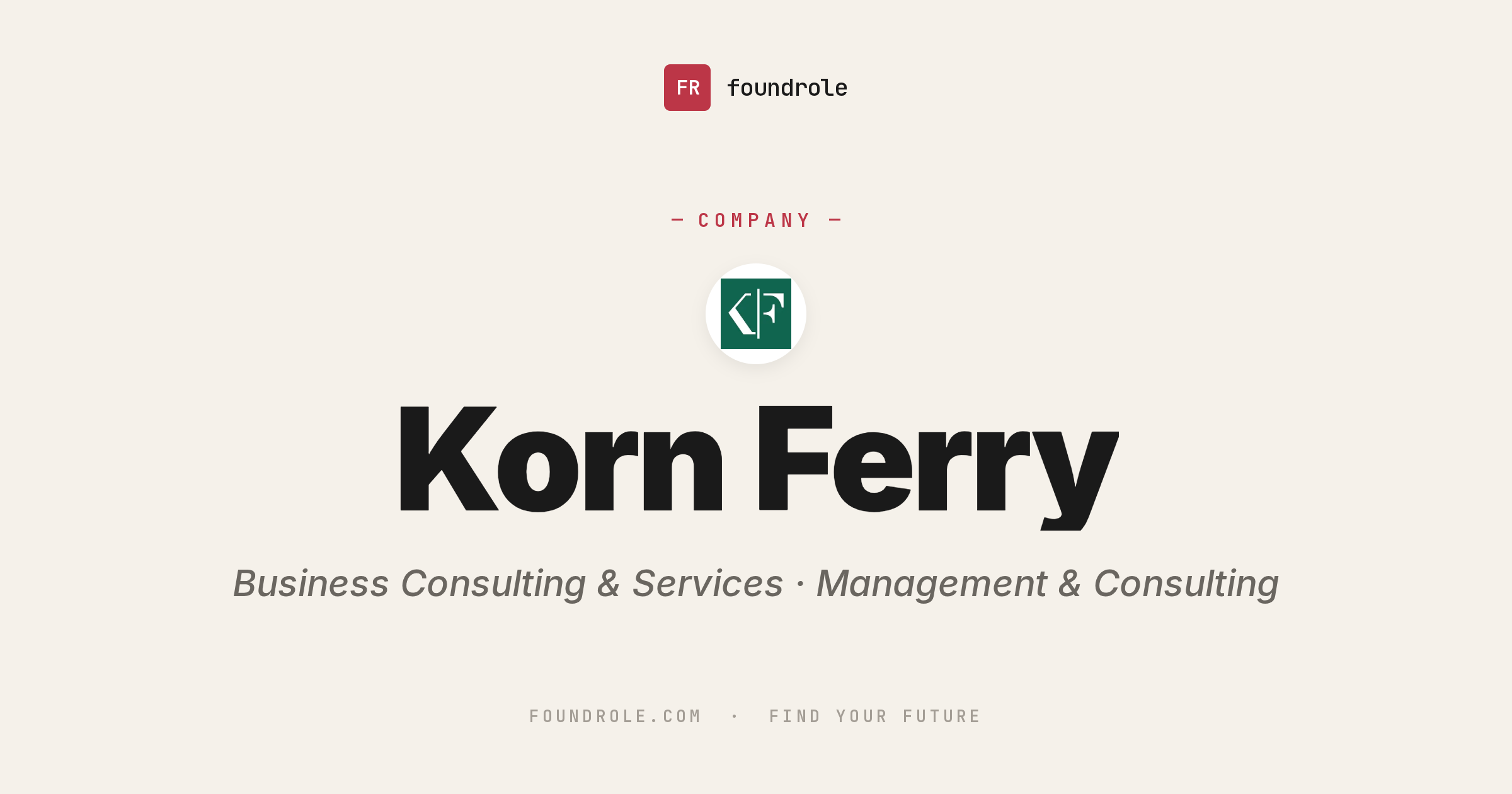 Korn Ferry Jobs & Careers — Executive Search & Consulting