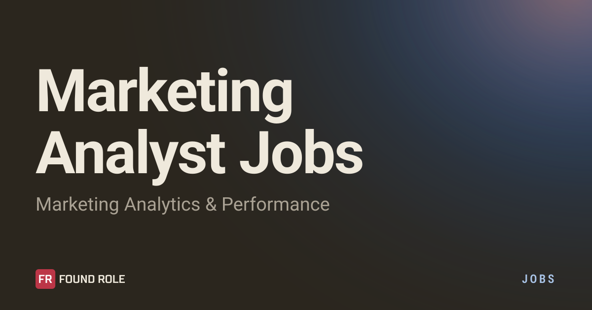 Marketing Analyst Jobs, Pay and Visa Sponsors