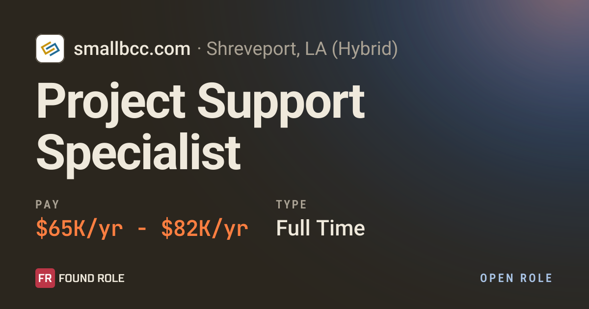 Example Objective In Assignment Project Support Specialist at Smallbcc