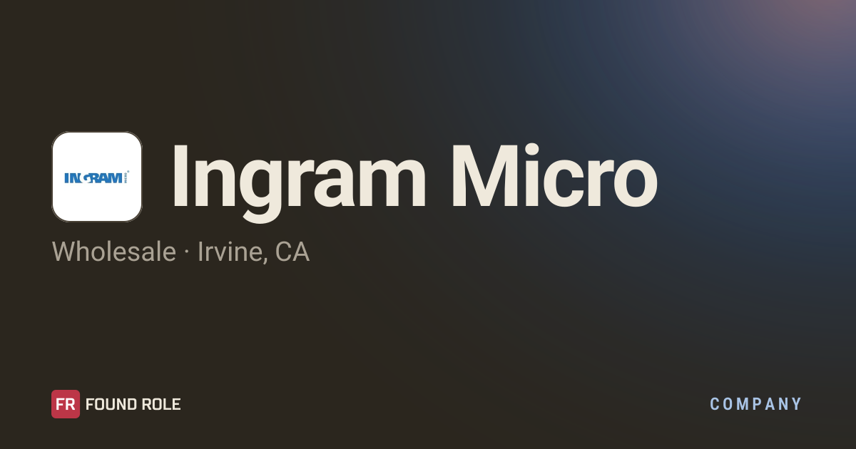 Ingram Micro Jobs — Open Roles, Pay and Visa Sponsorship