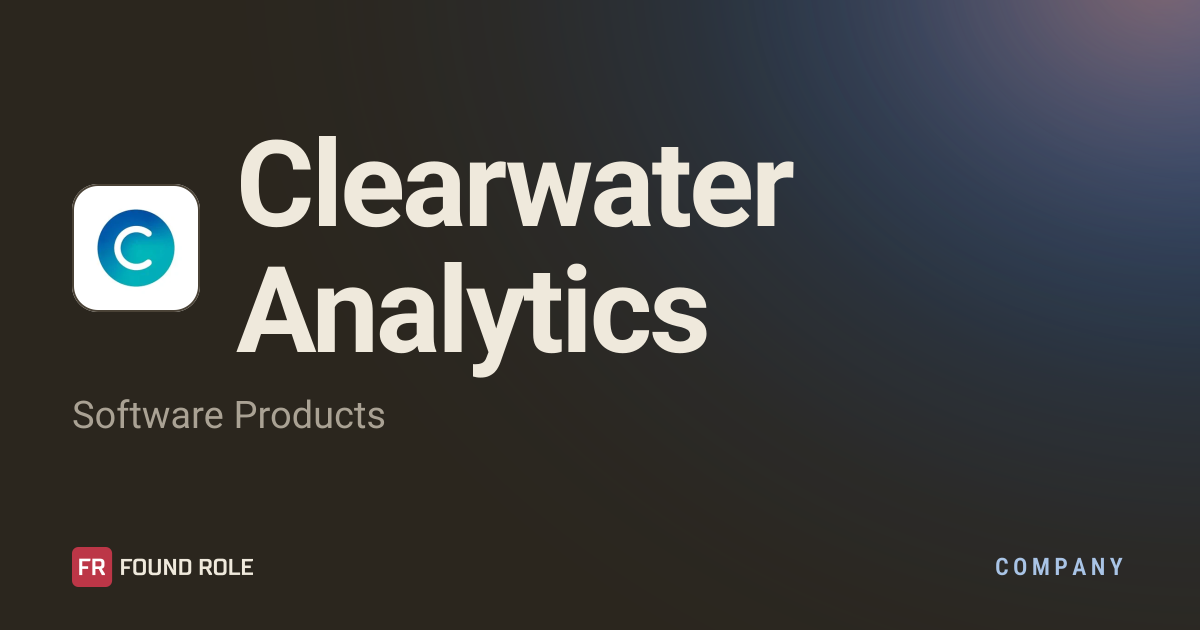 Clearwater Analytics Jobs — Open Roles, Pay and Visa Sponsorship