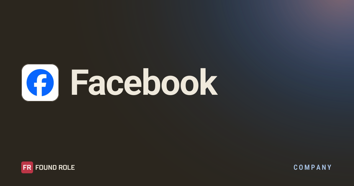 Facebook Jobs — Open Roles