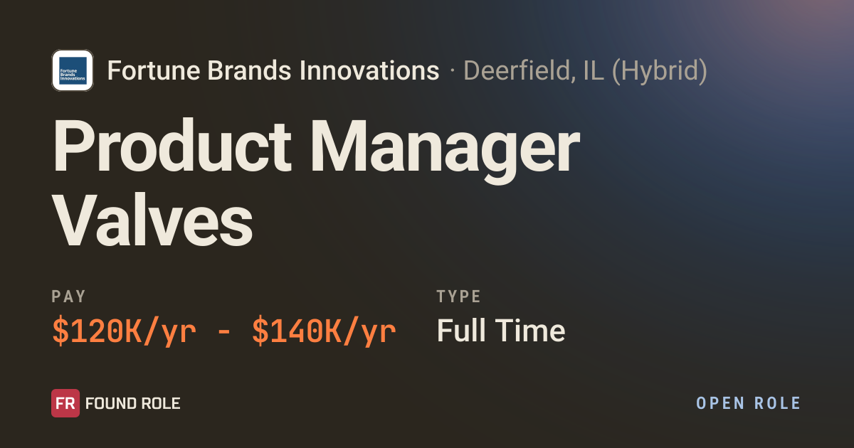 Manager Profile Photo Product Manager Valves at Fortune Brands Innovations